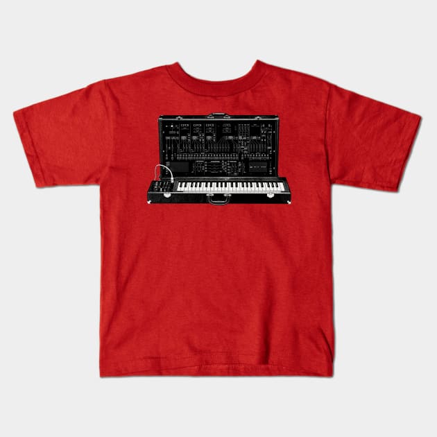 ARP 2600 Analog Synthesizer Kids T-Shirt by DankFutura